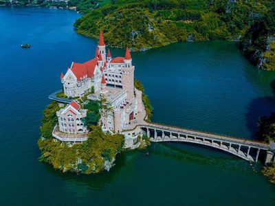 Legpuzzel Legpuzzel Luchtfoto van het Jilong-kasteel