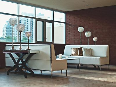 Legpuzzel Legpuzzel Moderne woonkamer met banken oogt luxe