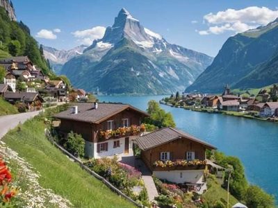 Legpuzzel Legpuzzel Zwitsers landschap en rivier