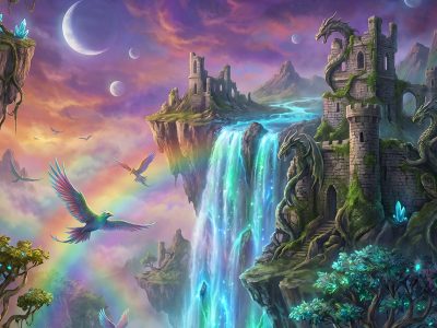 Puzzle Puzzle Fantazyjny wodospad