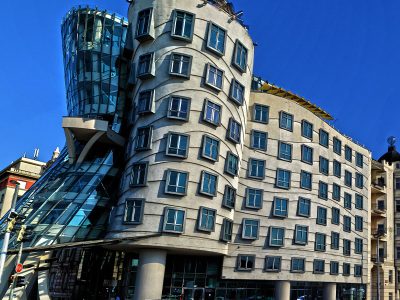 Puzzle Puzzle Kultowy budynek w Pradze jako tańczący dom
