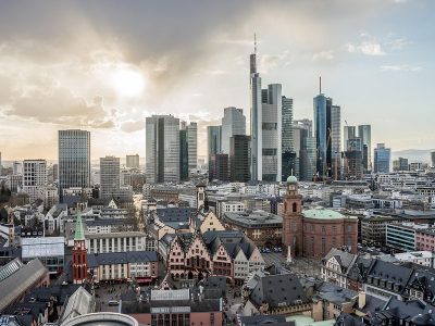 Puzzle Puzzle Skyline Frankfurt nad Menem