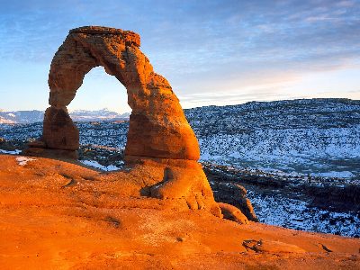Jigsaw puzzle Arches in Winter