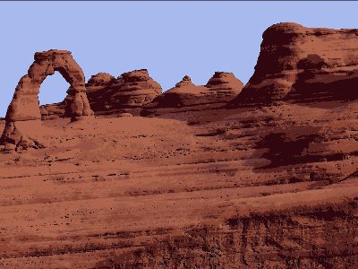 Jigsaw puzzle Delicate Arch and Fins, preview
