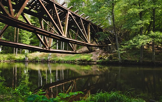 Bridge over river