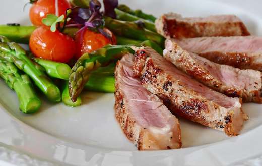Asparagus steak foods online