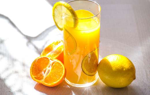 Aroma beverage blur citrus