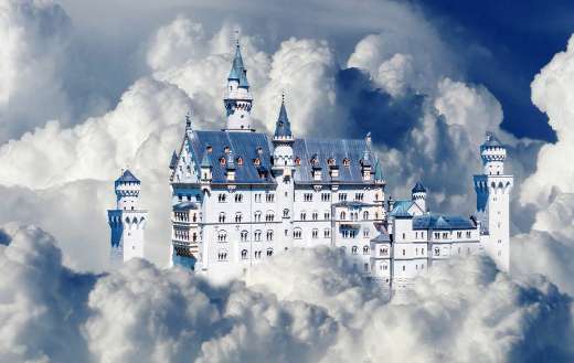 Sky cloud cumulus blue white