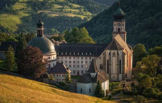 Nestled in the Münstertal is the monastery of St. Trudpert