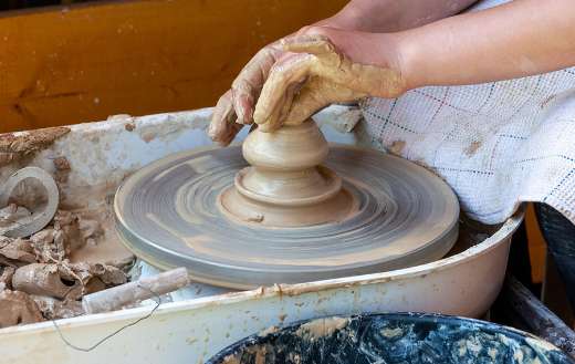 Hobby craft pottery