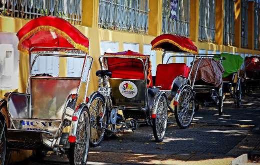 Rickshaw cycle for transport