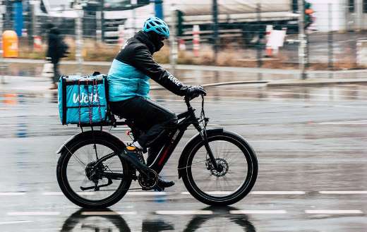 Delivery service bicycle