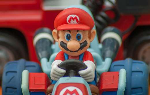 Mario as a rider