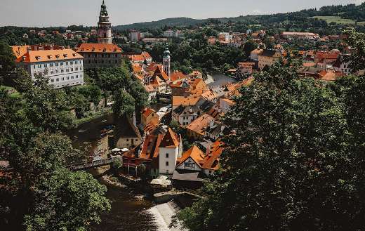 Castle Bohemia river