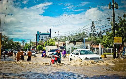 Weather rainy season flood