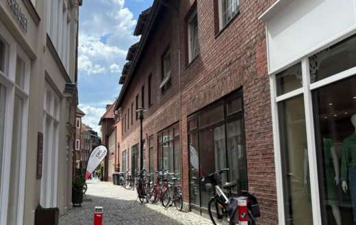 Paved street in Luneburg Germany