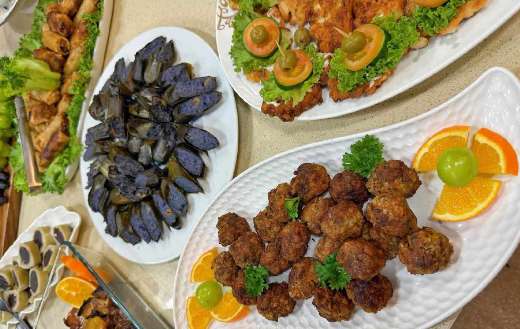 Different kinds of yummy food