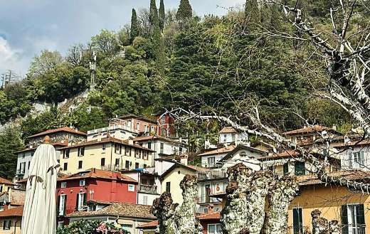 Picturesque village on lake Como Italy likely Bellagio