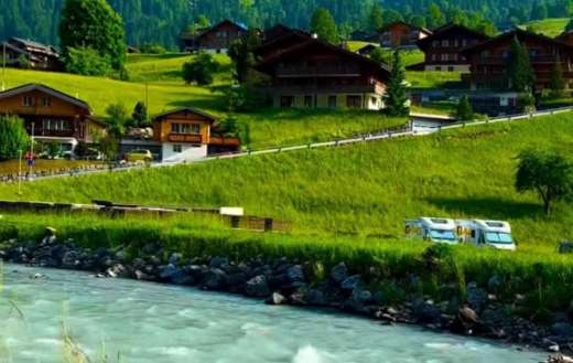 Swiss village of Grindelwald