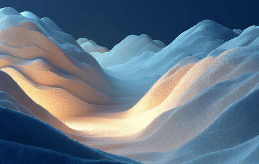 Digital illustration abstract dreamy