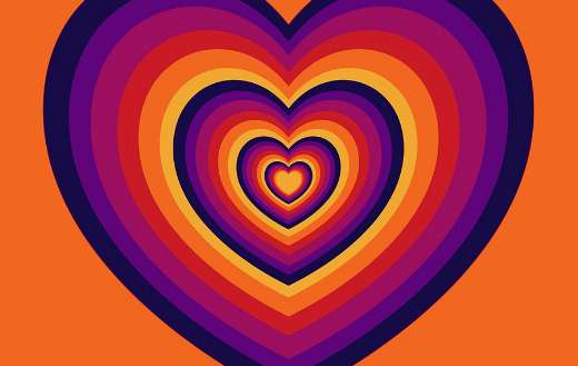 Graphic illustration of a heart