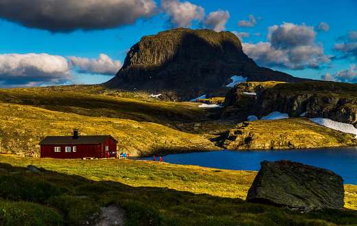 Mountain cottage or cabin in Norway