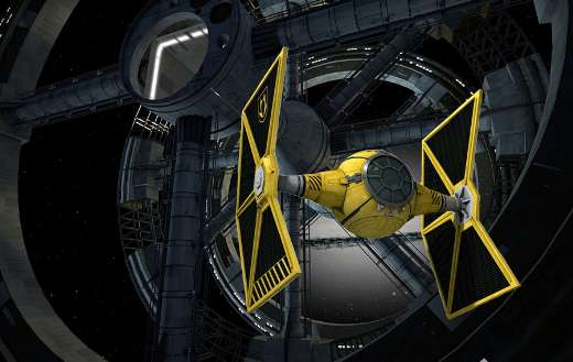 Spaceship star wars film technology