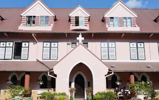 The domaine de Marie church in Da Lat Vietnam