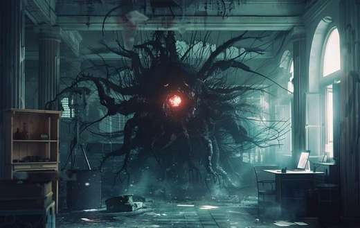 Dark tentacle like creature