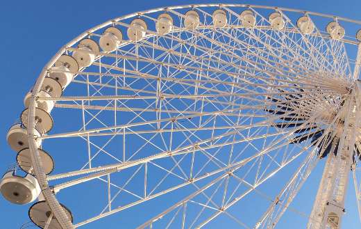 Ferris wheel with strong visual similarities