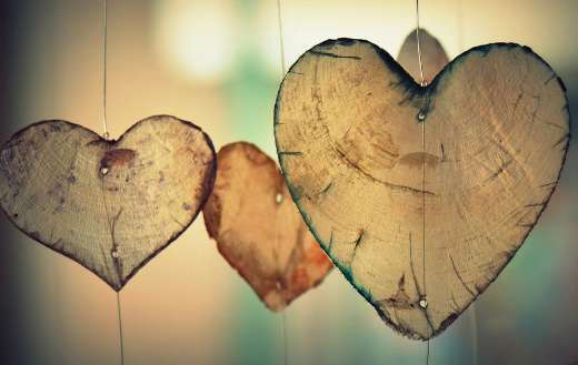 Heart love romance decoration