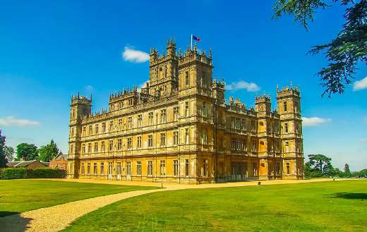 Highclere castle a grand estate in north county Hampshire England