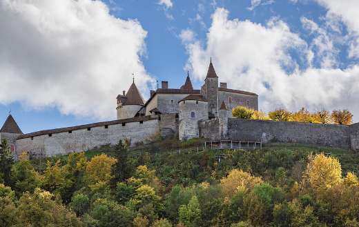 The castle of Gruyeres in Switzerland