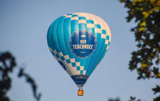 Air balloon image part of the Tegernseer Tal Montgolfiade