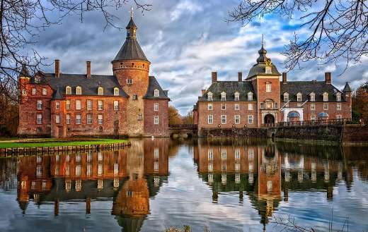 Anholt castle located in Isselburg Germany
