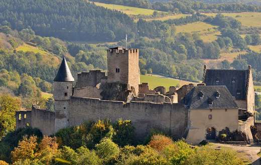 Bourscheid castle Luxembourg largest fortress