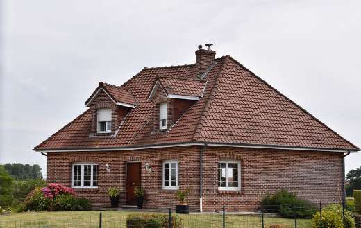 Detached house with tradional appearance