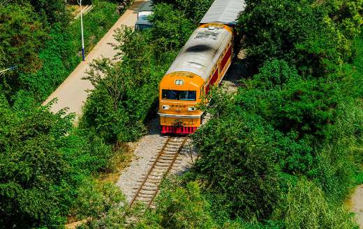 Tourist steam train Jianshui Yunnan province
