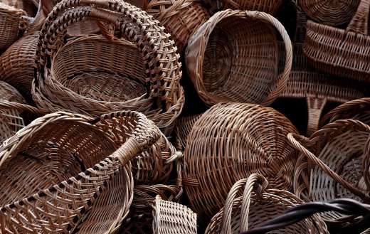 Baskets in size and shape