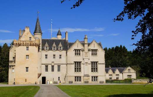 Brodie castle near Moray Scotland