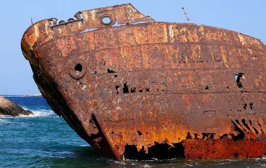 Depicted ship of Olympia shipwreck
