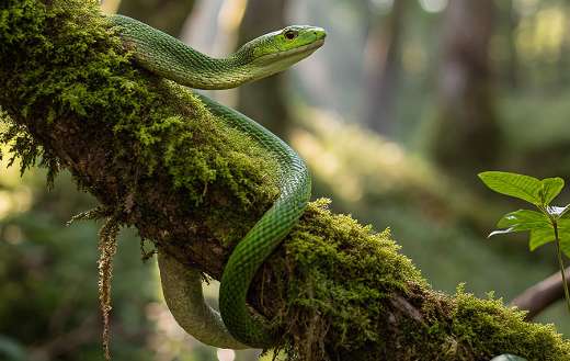 Green tree snake
