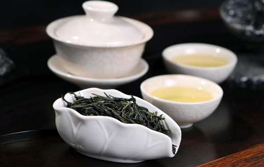 A tradional chinese tea set