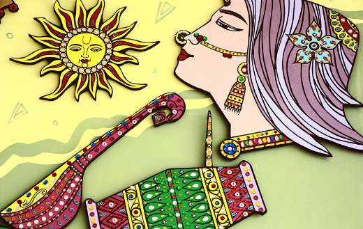 Beautiful Indian folk art