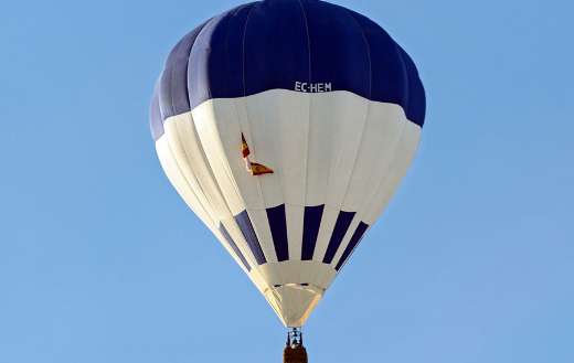 Hot air balloon in the sky code EC HEM