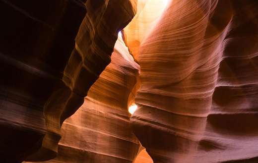 Spectacular slot canyon
