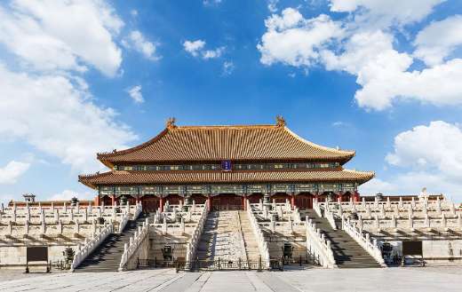 Hall of supreme harmony located in Beijing China
