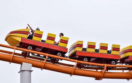 West coaster roller at pacific park California